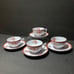 Vintage 1965-85 SPODE England Gloucester Cups & Saucers Set