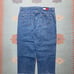 Vintage y2k baggy jeans Tommy Hilfiger wide leg skater hip hop flag 38x25