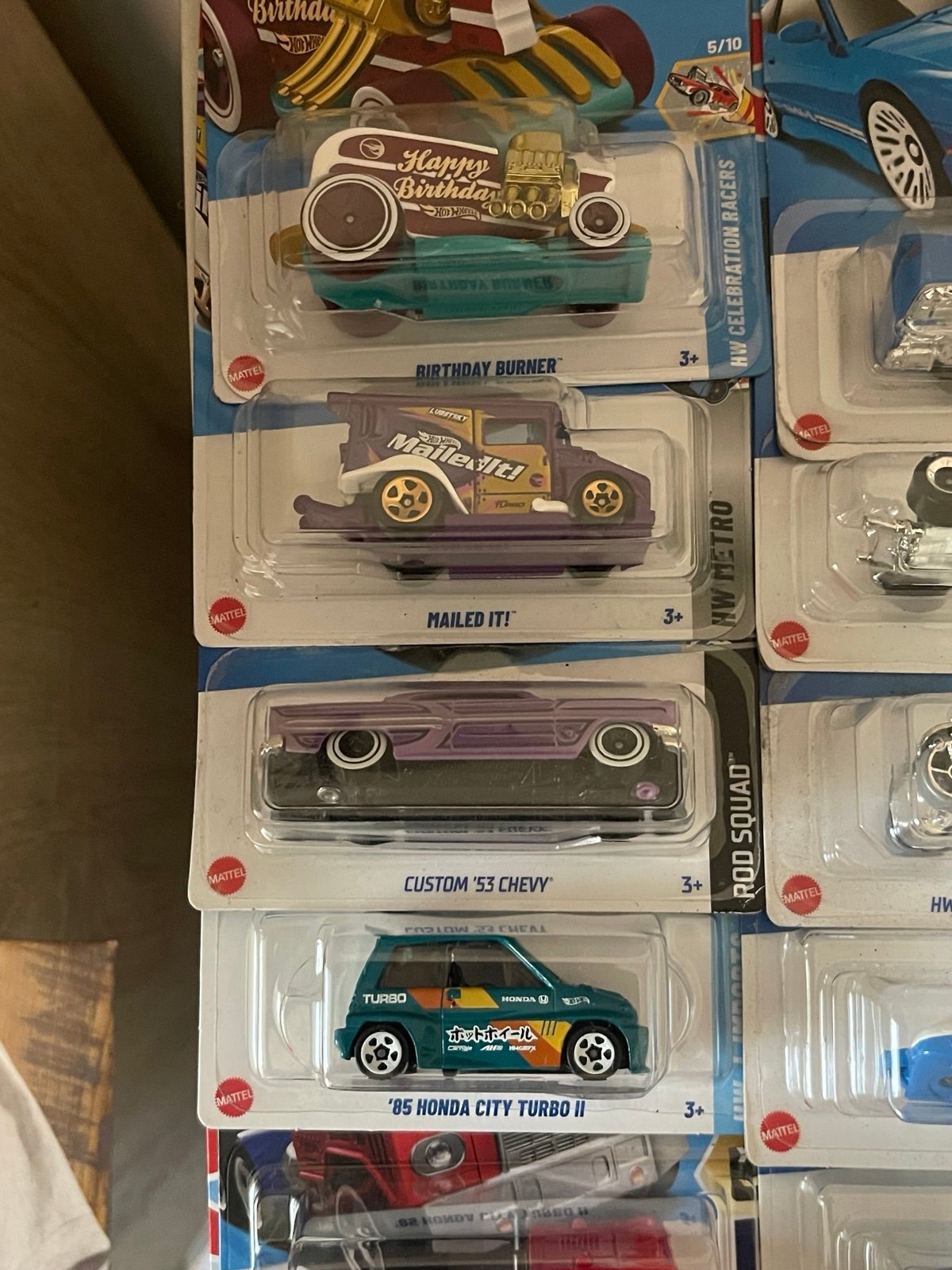 Hot wheels lot with treasure hunts