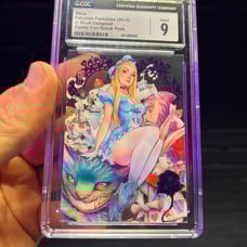 J Scott Campbell Fairytale Fantasies Preview Card CGC 9 Mint Alice in Wonderland