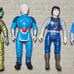 Lot of 4 Vintage Tyco Dino-Riders Action Figures Fang, Mind Zei, Aries, Llhad