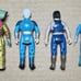 Lot of 4 Vintage Tyco Dino-Riders Action Figures Fang, Mind Zei, Aries, Llhad