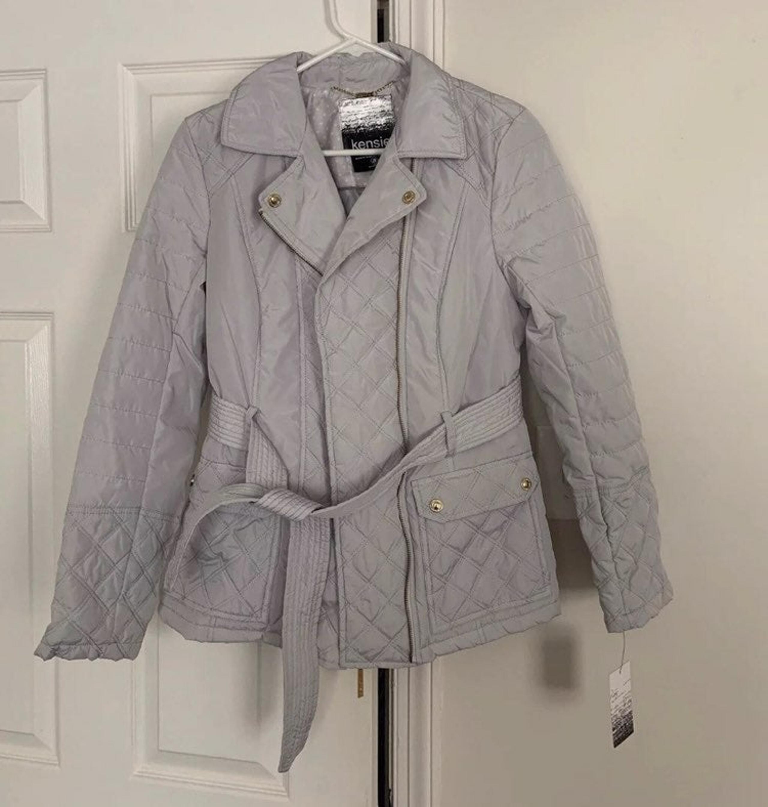 NWT Kensie Light Gray Puffer Jacket