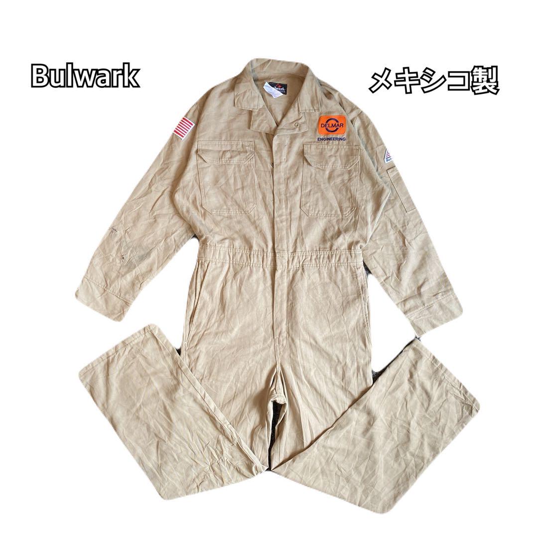 【Vintage Clothing】Bulwark Beige Coveralls Made in Mexico