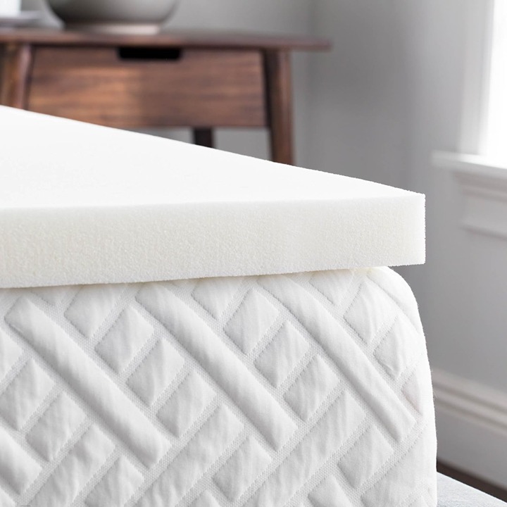 King Size Memory Foam Mattress Topper - 2 Inch - Weekender Brand