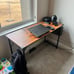 48 Inch Writing Work Study PC Wood Modern Desk with Storage Bag & Headphone Hook