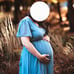 Maternity Photoshoot Dress from Pinkblush Size L