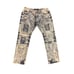 Contender Men's Stone Wash, Acid Wash Jeans Distressed Patchwork Stacked Frayed