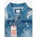 Wax Jeans Custom Embroidered Applique Distressed Denim Trucker Jacket Dreamcatch