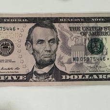 Star Note 5 dollar 2013