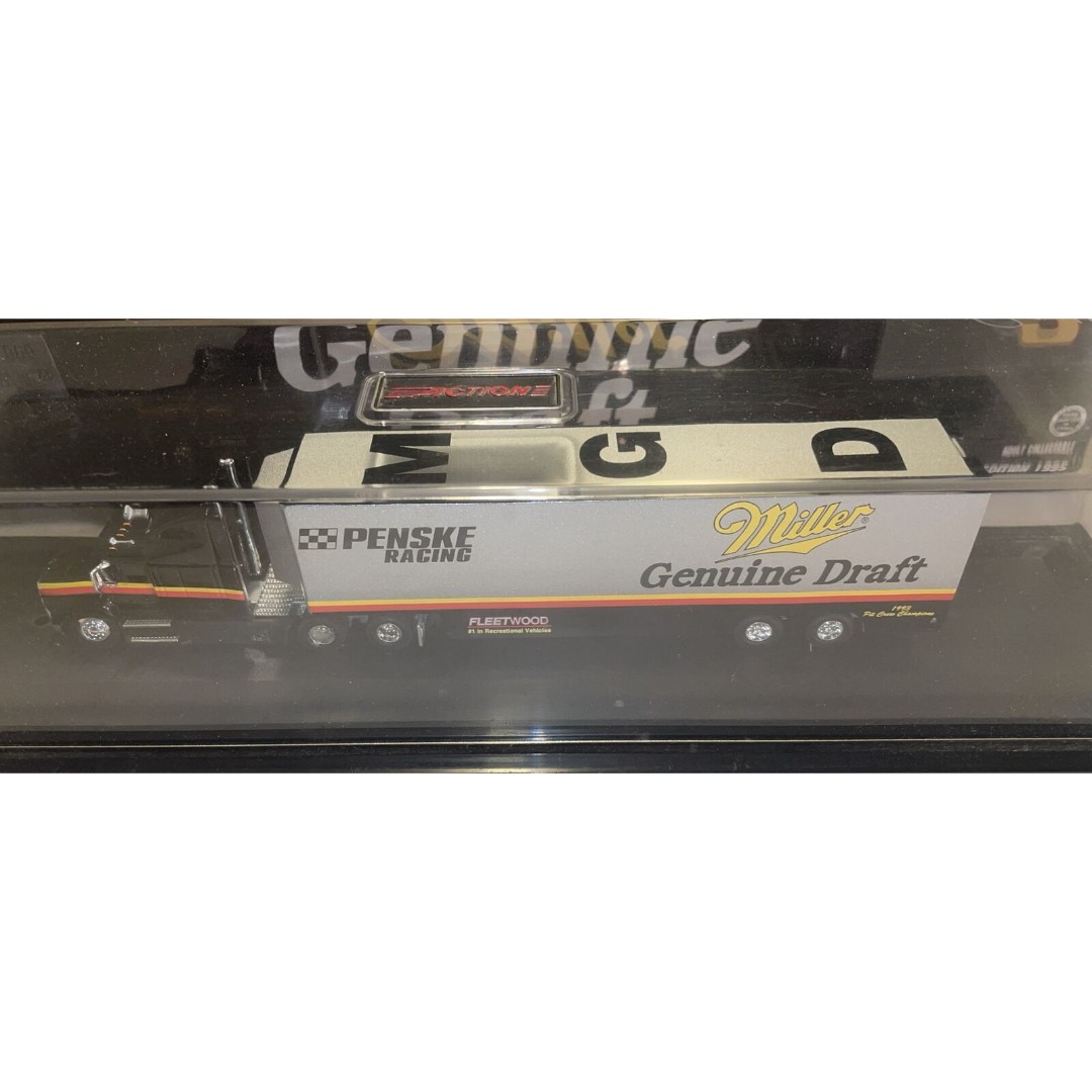 Rusty Wallace Miller Genuine Draft MGD Racing Penske1:64 Transporter Hauler