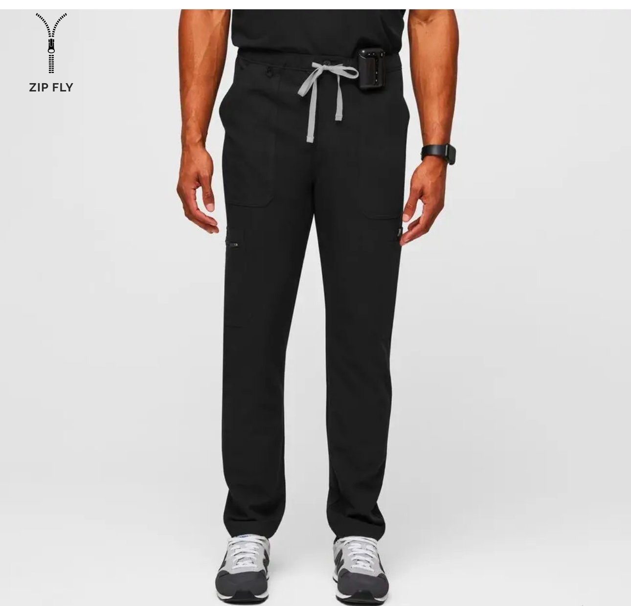 Figs Cairo Cargo Scrub Pants™ Men’s Black PO1180