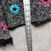 Berek By Takako Sakon Wool Embroidered Cardigan XL Floral Boho Vintage Sweater
