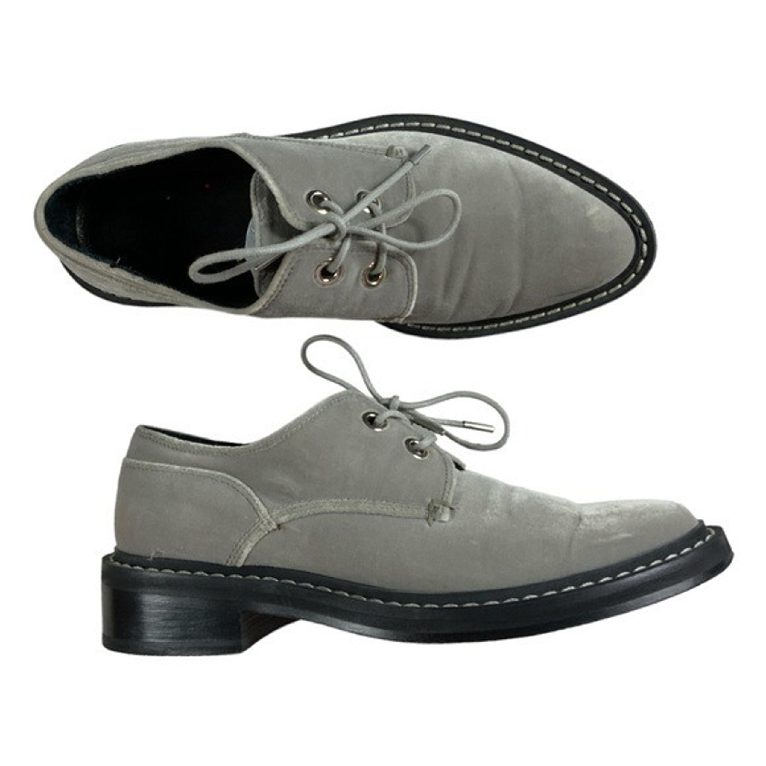 Rag & bone Women’s Kenton Velvet Oxford made in Italy leather shoes Size 37