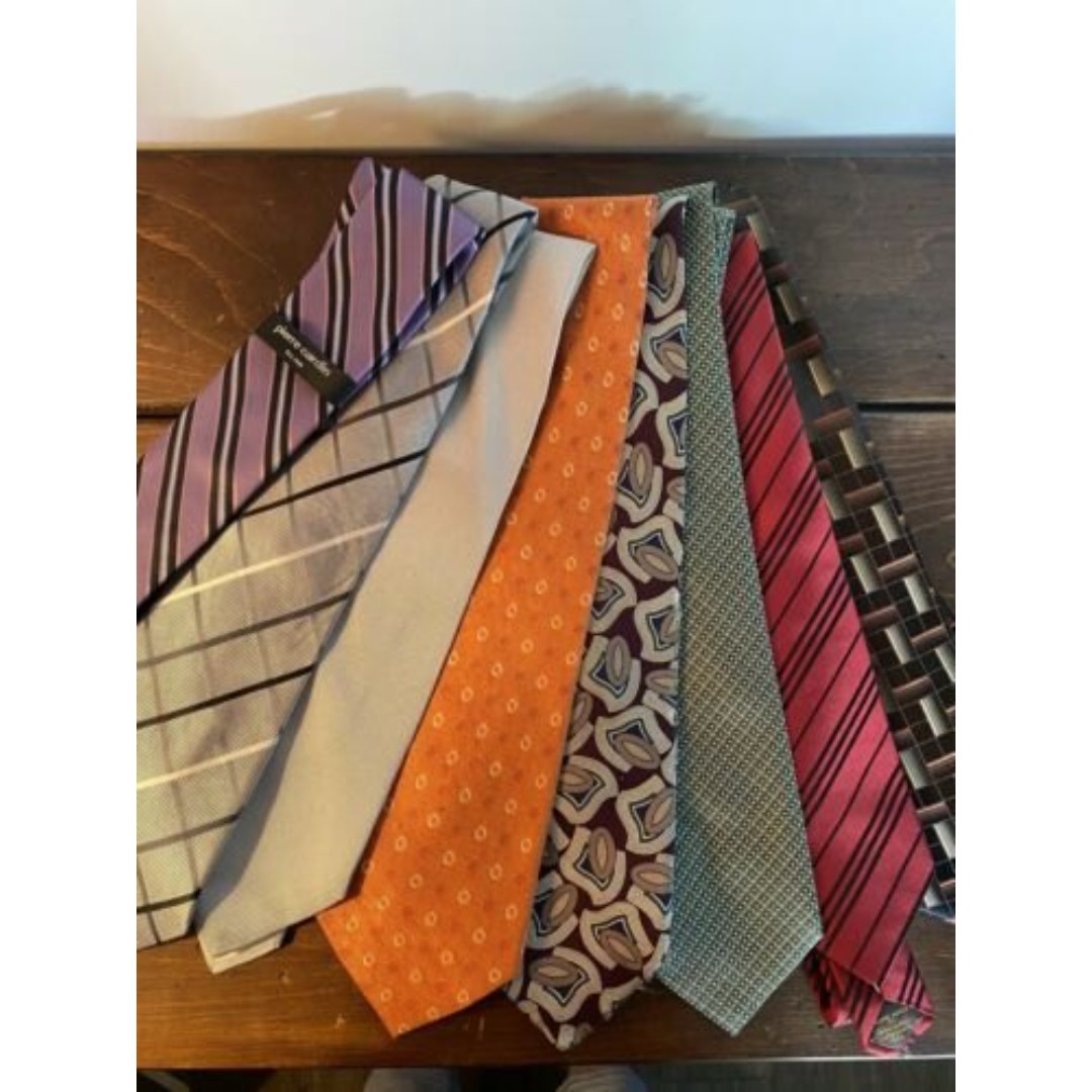 Silk Tie Lot 8 Trump Pierre Cardin Talbott Faconnable Sharif BCBG Gariti