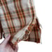 Men's 28W Vintage Levi's 1970's Big E Sta-Prest Plaid Cotton Shorts Distress USA