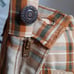 Men's 28W Vintage Levi's 1970's Big E Sta-Prest Plaid Cotton Shorts Distress USA