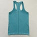 Lululemon Heathered Peacock Aqua Blue Swiftly Tech Racerback Tank Seamless Top 6