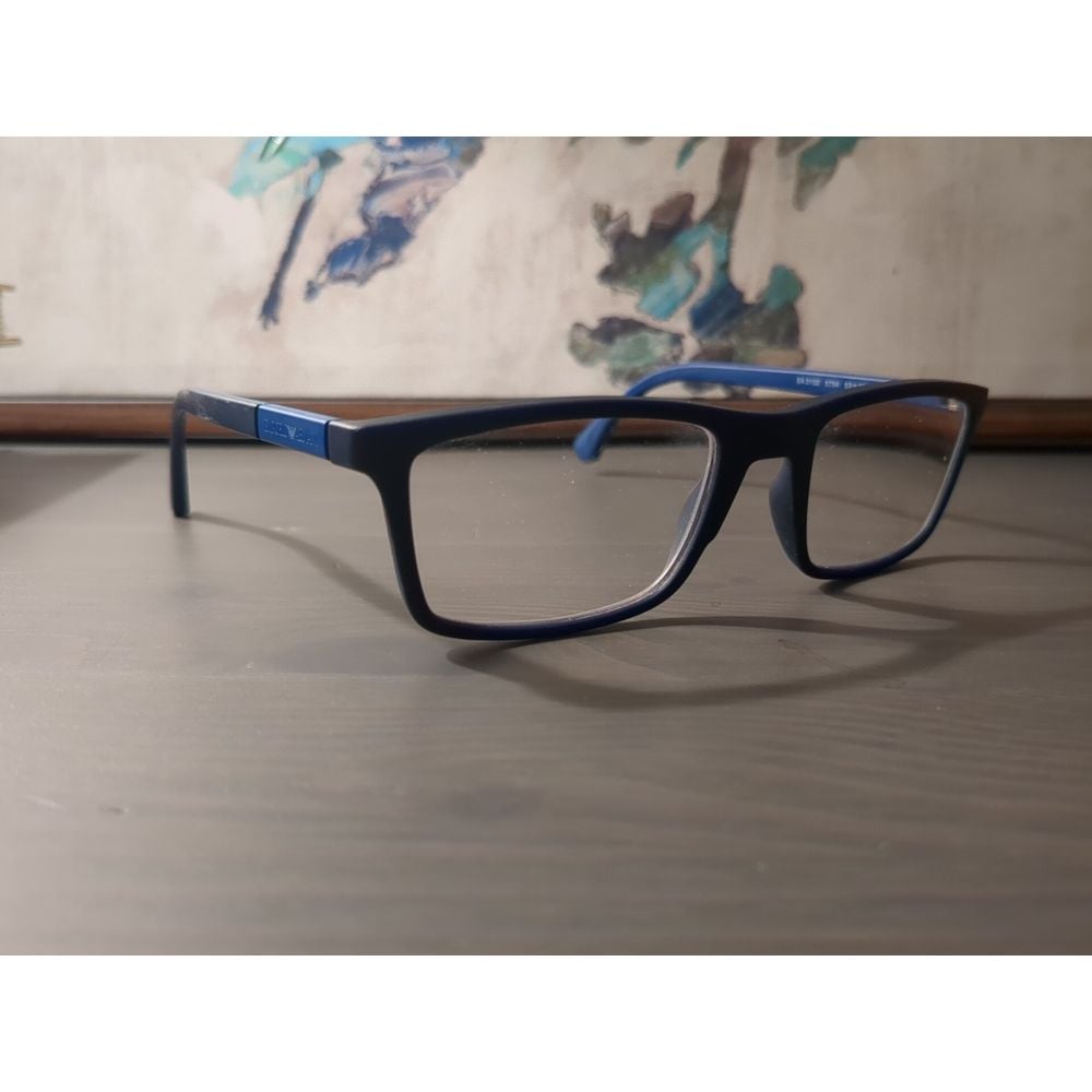 Emporio Armani Mens Eyewear EA3152 9463 Blue 53mm (Frames ONLY)