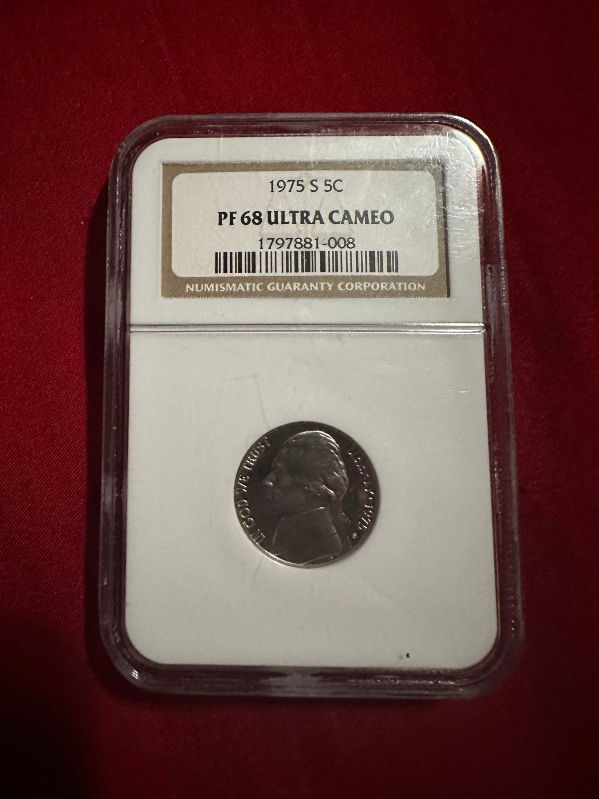 1975 proof nickel