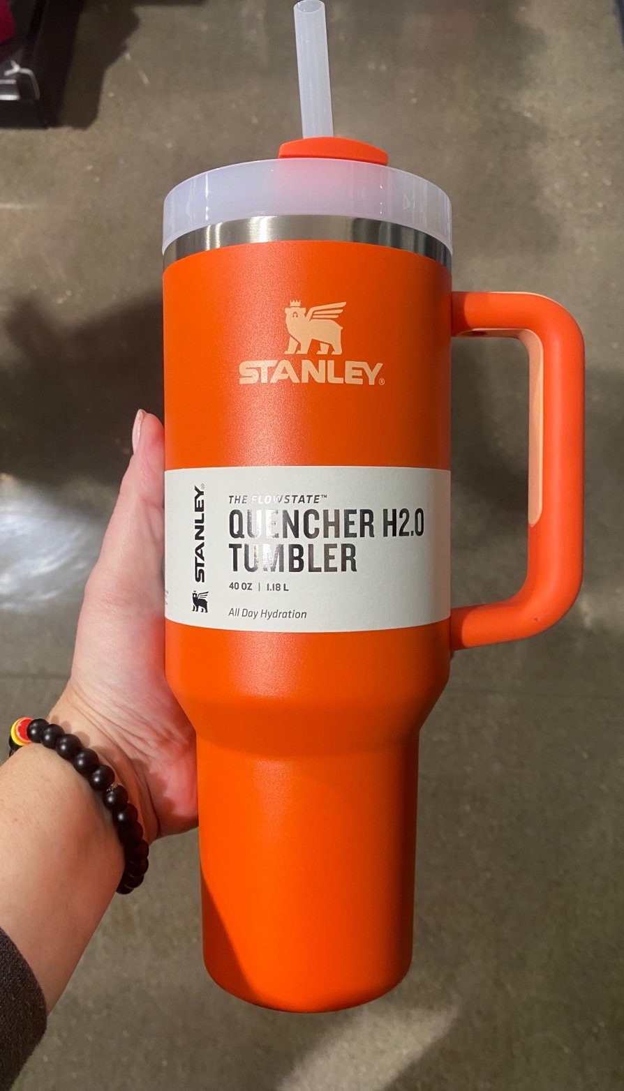 Stanley Flowstate H2.0 Quencher 40oz Tumbler Tigerlily