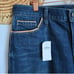 Banana Republic, New, The Roper Leather Trim Vintage Straight Jeans, Size 31