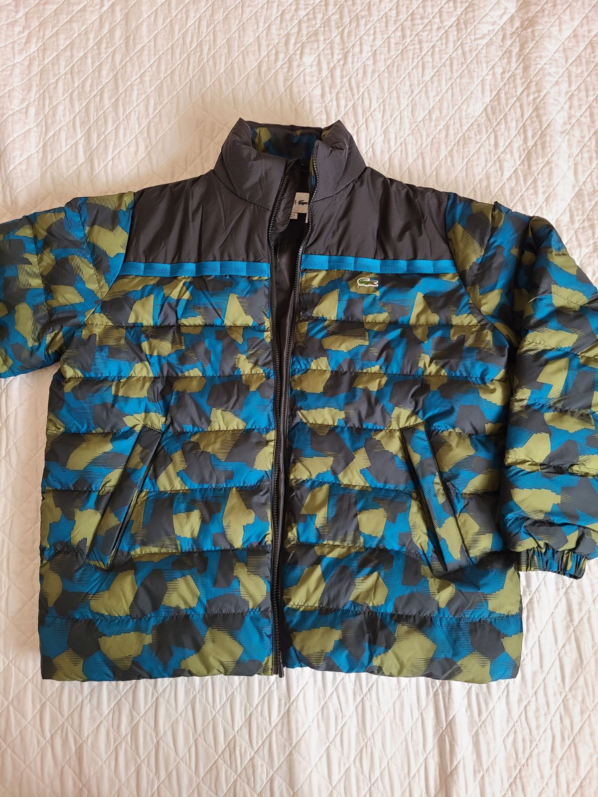 New Mens Lacoste down jacket