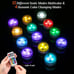 Mini Submersible LED Tea Lights - Waterproof Flameless Led Lights