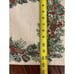 Vintage Christmas Table Placemats and Runner Cream with Wreath Design Cotton