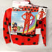 Miraculous Ladybug Costume-Kids Small + Gloves Eye Mask Hair Band Size 6/6X