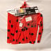 Miraculous Ladybug Costume-Kids Small + Gloves Eye Mask Hair Band Size 6/6X