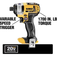 DEWALT DCF885 18V XR Cordless Brushless Impact Driver- tool only