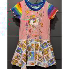 Vtg Rainbow Brite Girls Dress