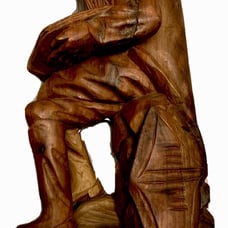 Very detailed, Hand Carved old century W