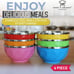 Stainless Steel Bowls - Colorful Mixing Kitchen Bowl 16oz - Set of 6