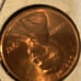 1987 D Lincoln cent full Red