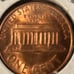 1987 D Lincoln cent full Red