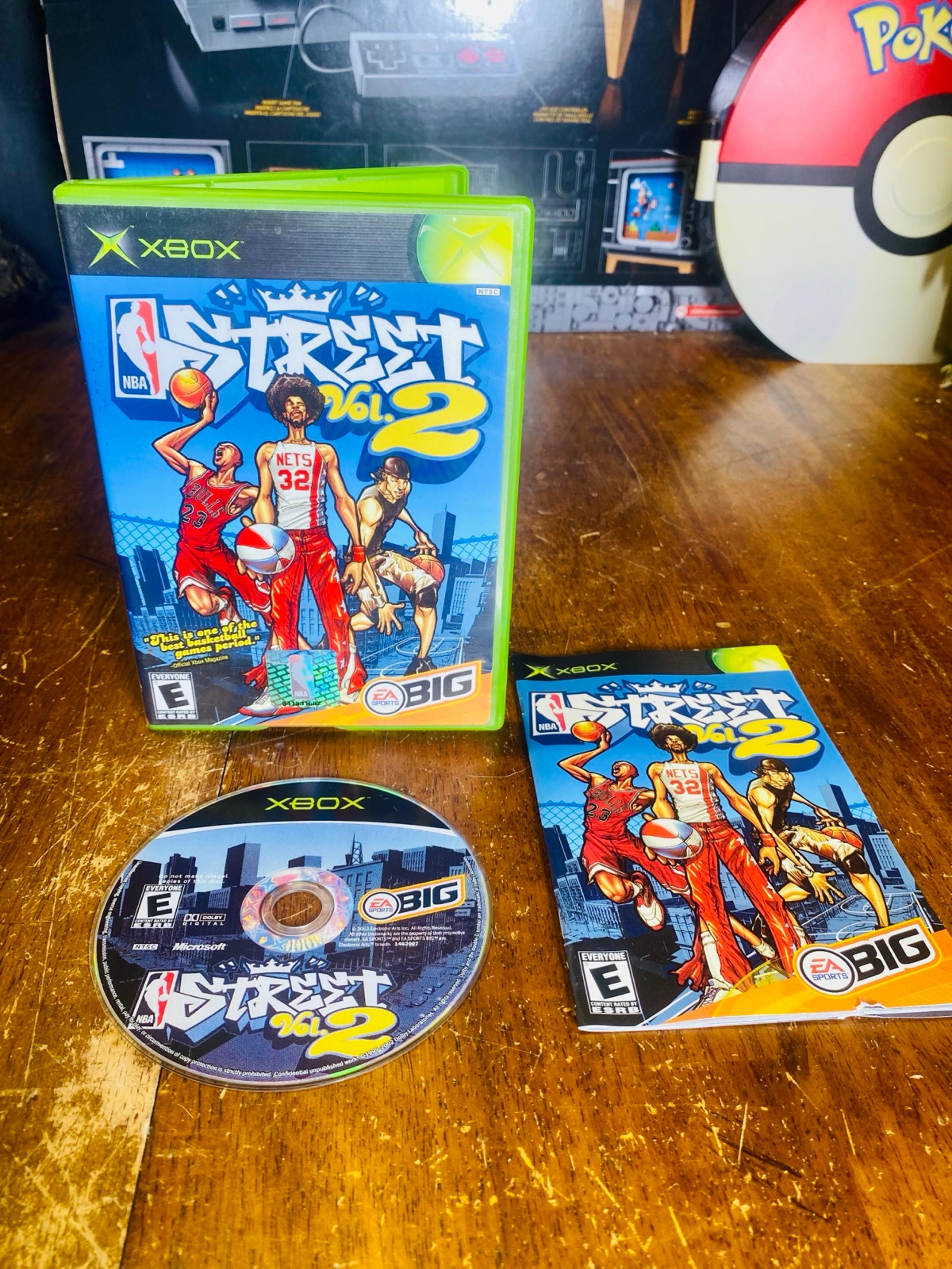 Vintage 2003 NBA Street Vol. 2 Microsoft XBOX Video Game Basketball Good cond
