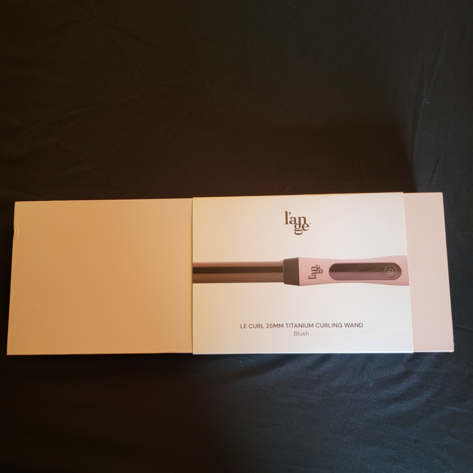 L'ange Le Curl 25mm Titanium Curling Wand Blush