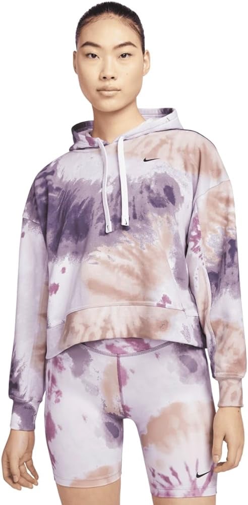 Nike Training Hoodie - Women’s French Terry Tie-Dye