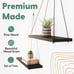 Hanging Shelves for Wall Boho Shelf Decor Macrame Hanging Set of 2