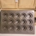 EKCO GLACO COMMERCIAL 15 slot CROWN MUFFIN PAN 20 gauge Aluminized Steel 18x27