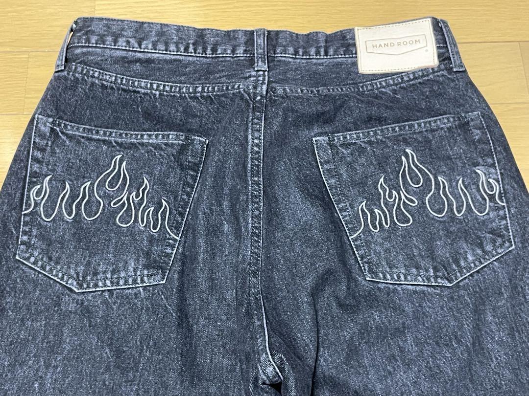 送料無料 いくらから Excellent Condition FINDERS KEEPERS FK-FLAMES BAGGY JEAN パンツ