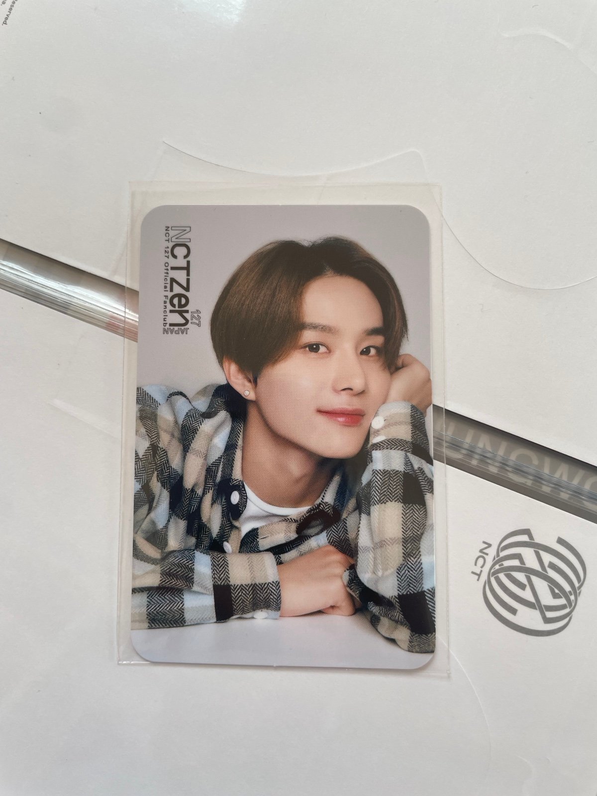 Jungwoo Japanese fan club photocard
