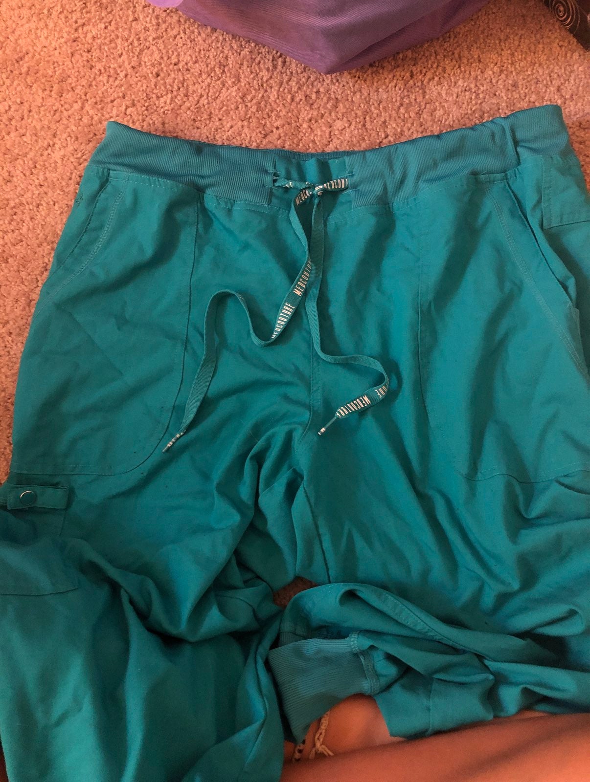 Teal Scrubs joggers