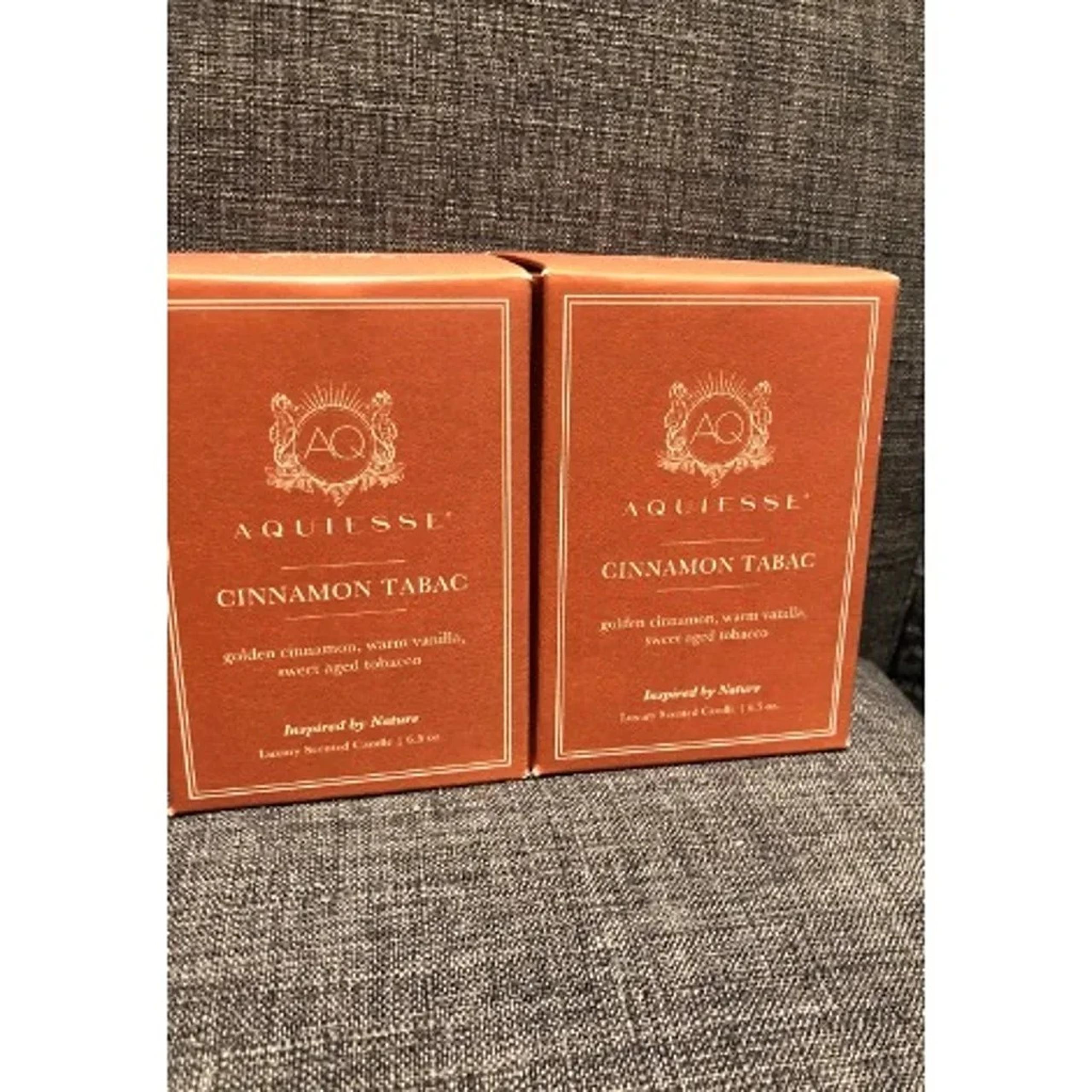 Aquiesse Cinnamon Tabac 6.5 Oz Luxury Scented Candle
