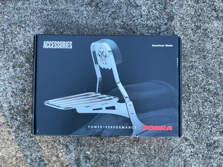 Back Rest / Sissy Bar with Pad