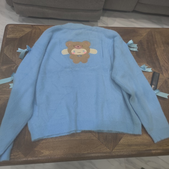 JapanLA Hello Kitty and Friends fuzzy sweater size XL New Oversized
