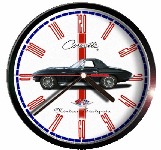 Chevrolet 1966 Corvette A006 WALL CLOCK