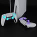 LED Lights Full Light Up Button Thumbsticks RGB for Playstation 5 PS5 Controller